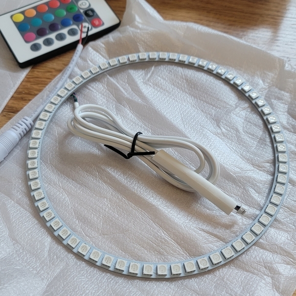 Universal 7" LED Angel Eyes Halo Rings for Jeep Wrangler JK - Picture 6 of 9